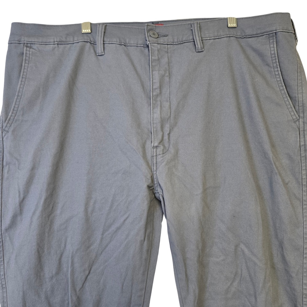 Levis XX Chino Standard Taper‎ Pants Mens 40x30 Gray Blue 85226-0170